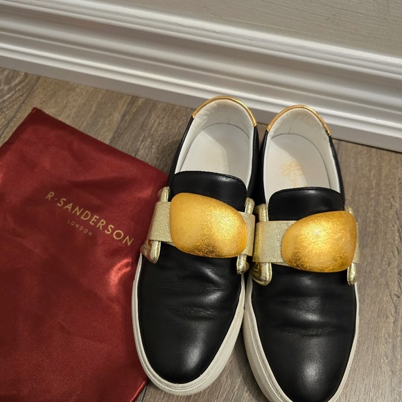 R.SANDERSON LONDON - Women's Loafers, Size 7, Black - Picture 1 of 7